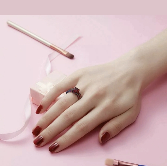 New Ruby Rainbow Hematite Ring. - Picture 3 of 3